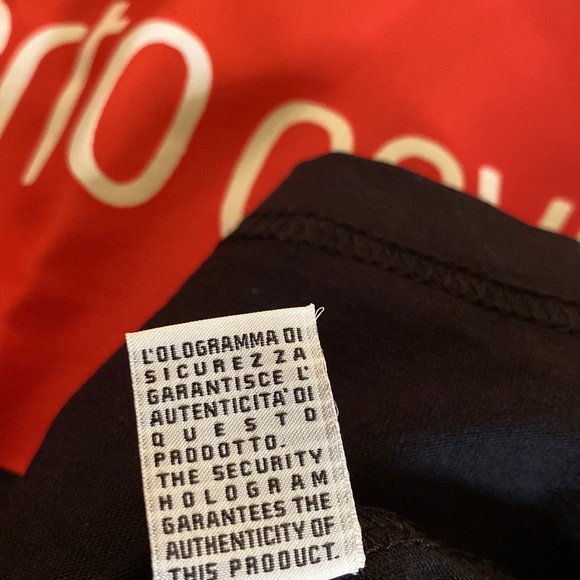 Roberto Cavalli Black Cotton Logo Unisex Tee New With Tags - Picture 9 of 11